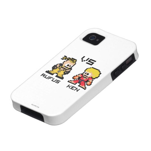 8bit Rufus VS Ken Case-Mate iPhone Case (Bottom)