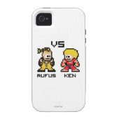 8bit Rufus VS Ken Case-Mate iPhone Case (Back)