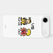 8bit Rufus VS Ken Case-Mate iPhone Case (Back (Horizontal))