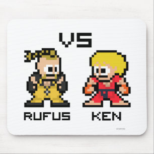 8bit Rufus VS Ken Mouse Pad