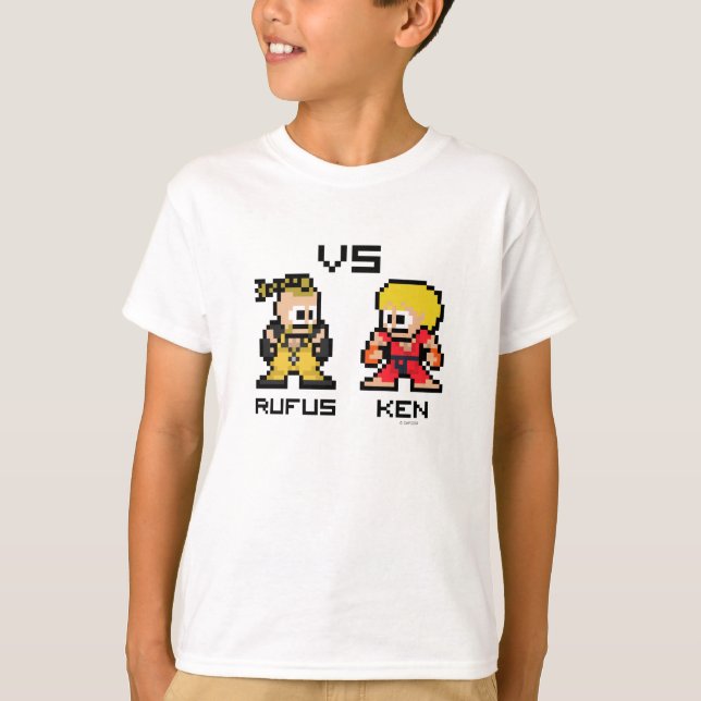 8bit Rufus VS Ken T-Shirt (Front)
