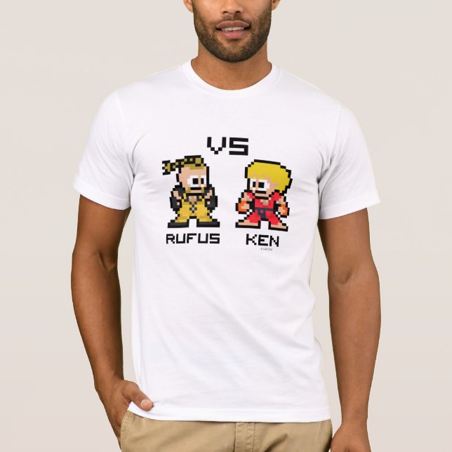 8bit Rufus VS Ken T-Shirt (Front)