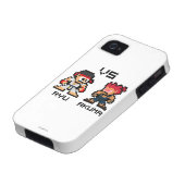 8bit Ryu VS Akuma Case-Mate iPhone Case (Bottom)