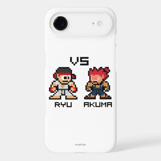 8bit Ryu VS Akuma Case-Mate iPhone Case (Back)