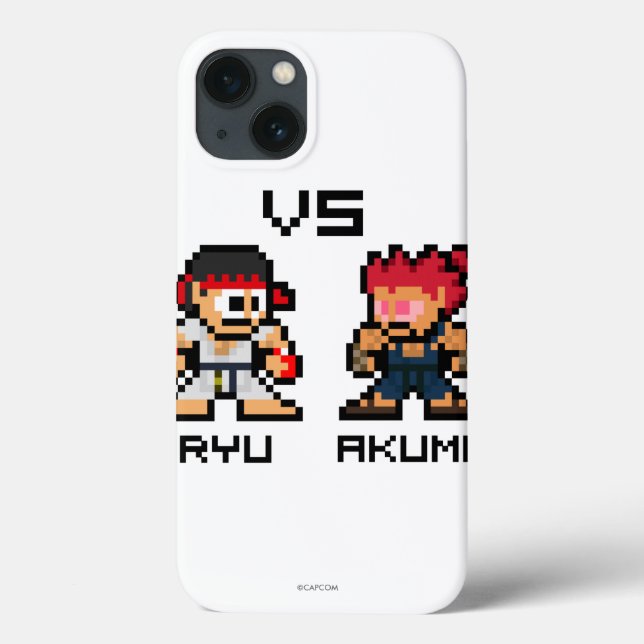 8bit Ryu VS Akuma Case-Mate iPhone Case (Back)