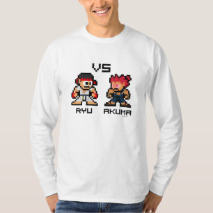 8bit Ryu VS Akuma T-Shirt