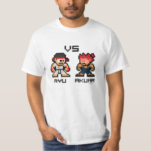 8bit Ryu VS Akuma T-Shirt