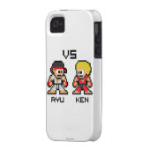8bit Ryu VS Ken Case-Mate iPhone Case (Back Left)