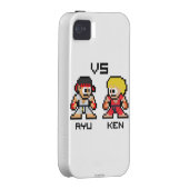 8bit Ryu VS Ken Case-Mate iPhone Case (Back/Right)