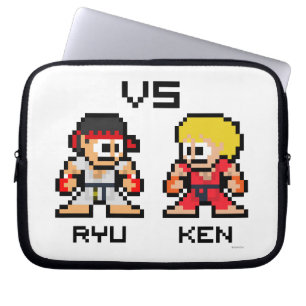 8bit Ryu VS Ken Laptop Sleeve