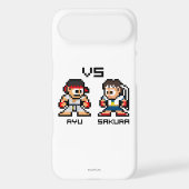 8bit Ryu VS Sakura Case-Mate iPhone Case (Back)