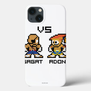 8bit Sagat VS Adon iPhone 13 Case