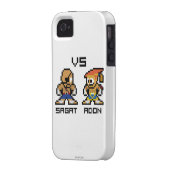 8bit Sagat VS Adon Case-Mate iPhone Case (Back Left)
