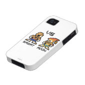 8bit Sagat VS Adon Case-Mate iPhone Case (Bottom)