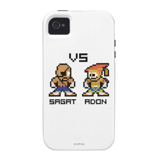 8bit Sagat VS Adon Case-Mate iPhone Case (Back)