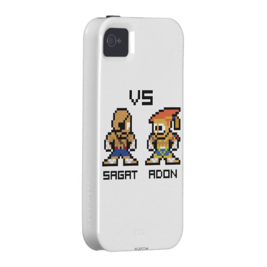 8bit Sagat VS Adon Case-Mate iPhone Case (Back/Right)