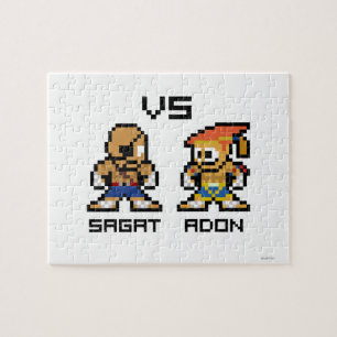 8bit Sagat VS Adon Jigsaw Puzzle