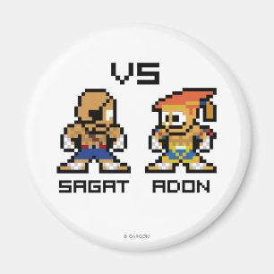8bit Sagat VS Adon Magnet