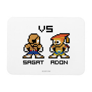 8bit Sagat VS Adon Magnet