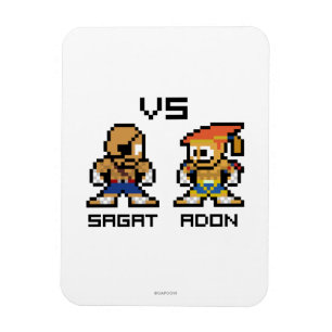 8bit Sagat VS Adon Magnet