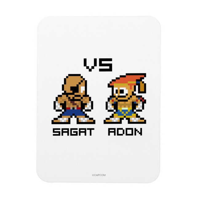 8bit Sagat VS Adon Magnet (Vertical)