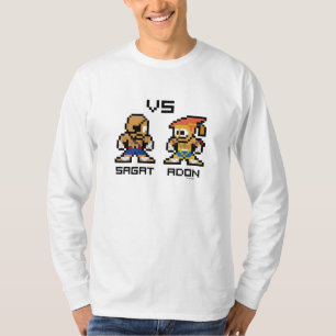8bit Sagat VS Adon T-Shirt