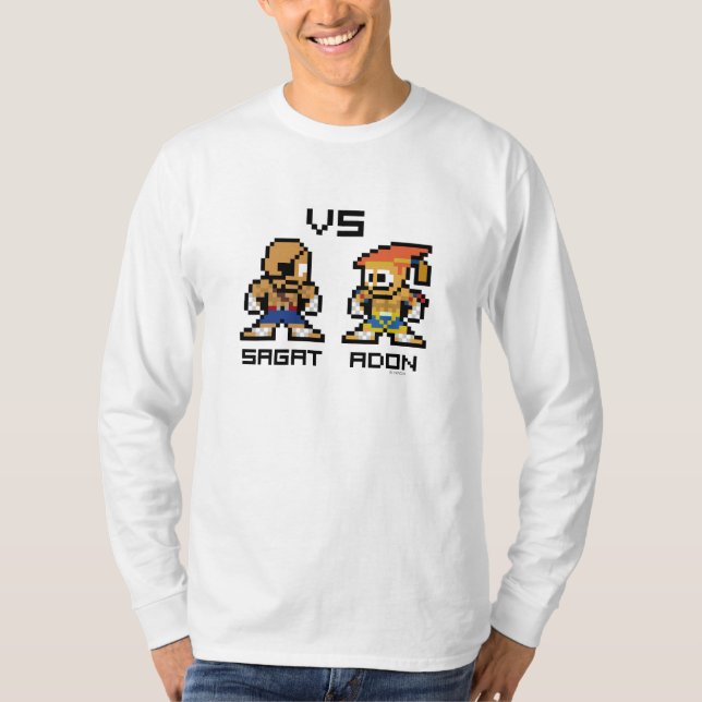 8bit Sagat VS Adon T-Shirt (Front)