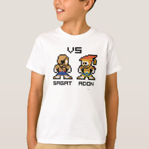 8bit Sagat VS Adon T-Shirt