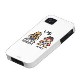 8bit Sagat VS Ryu Case-Mate iPhone Case (Bottom)