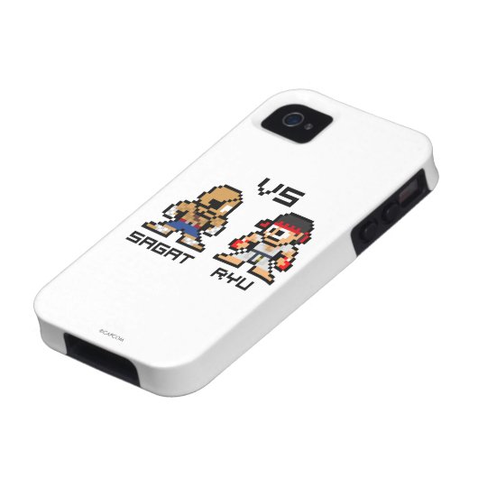 8bit Sagat VS Ryu Case-Mate iPhone Case (Bottom)