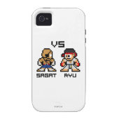 8bit Sagat VS Ryu Case-Mate iPhone Case (Back)