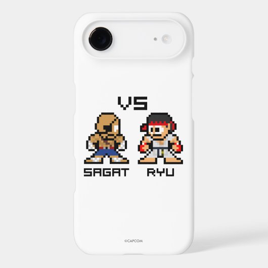 8bit Sagat VS Ryu Case-Mate iPhone Case (Back)