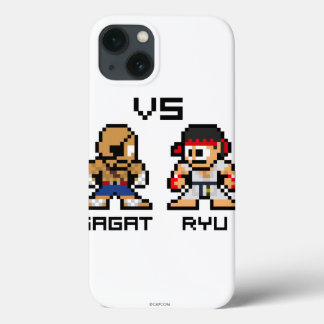 8bit Sagat VS Ryu iPhone 13 Case