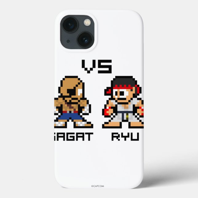 8bit Sagat VS Ryu Case-Mate iPhone Case (Back)