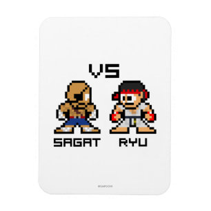 8bit Sagat VS Ryu Magnet