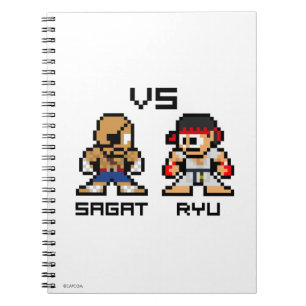 8bit Sagat VS Ryu Notebook