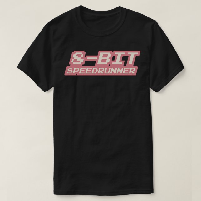 8Bit Speedrunner 3 T-Shirt (Design Front)