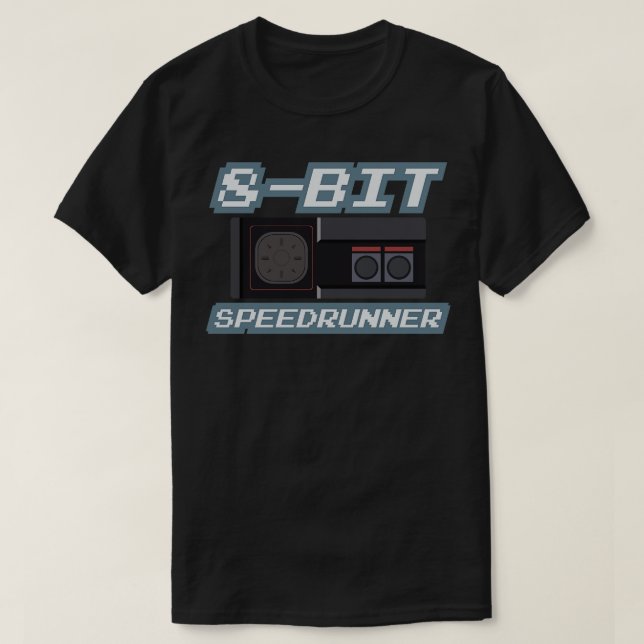 8Bit Speedrunner 6 T-Shirt (Design Front)