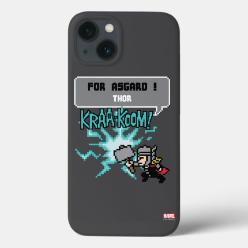 8Bit Thor Attack _ For Asgard iPhone 13 Case