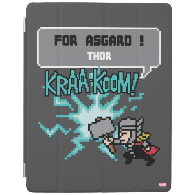 8Bit Thor Attack - For Asgard! iPad Smart Cover (Front)
