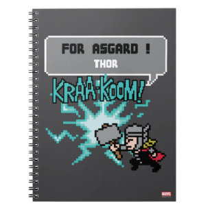 8Bit Thor Attack - For Asgard! Notebook