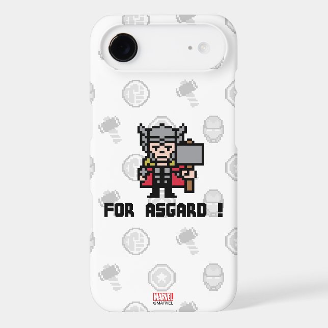 8Bit Thor - For Asgard! Case-Mate iPhone Case (Back)