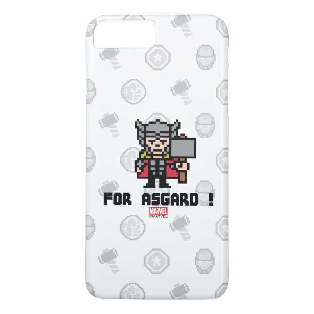 8Bit Thor - For Asgard! Case-Mate iPhone Case (Back)