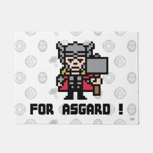 8Bit Thor - For Asgard! Doormat
