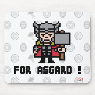 8Bit Thor - For Asgard! Mouse Pad