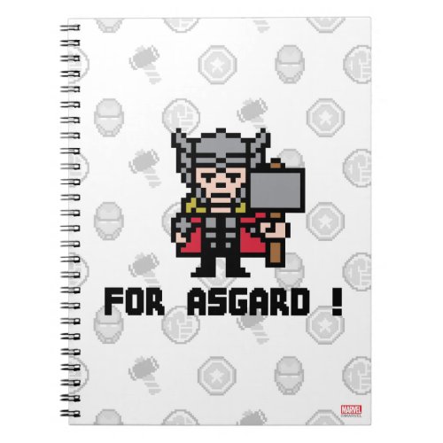 8Bit Thor _ For Asgard Notebook