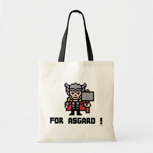 8Bit Thor _ For Asgard Tote Bag