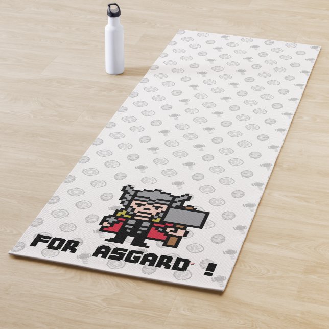 8Bit Thor - For Asgard! Yoga Mat (In Situ)