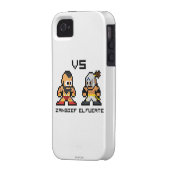 8bit Zangief VS El Fuerte Case-Mate iPhone Case (Back Left)