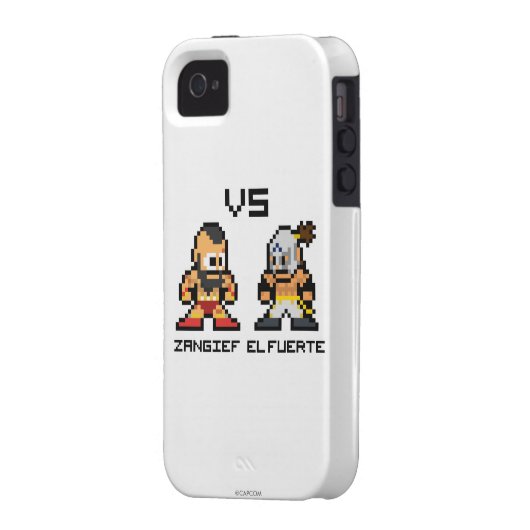 8bit Zangief VS El Fuerte Case-Mate iPhone Case (Back Left)